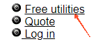 Free utilities for Disclaimer Page