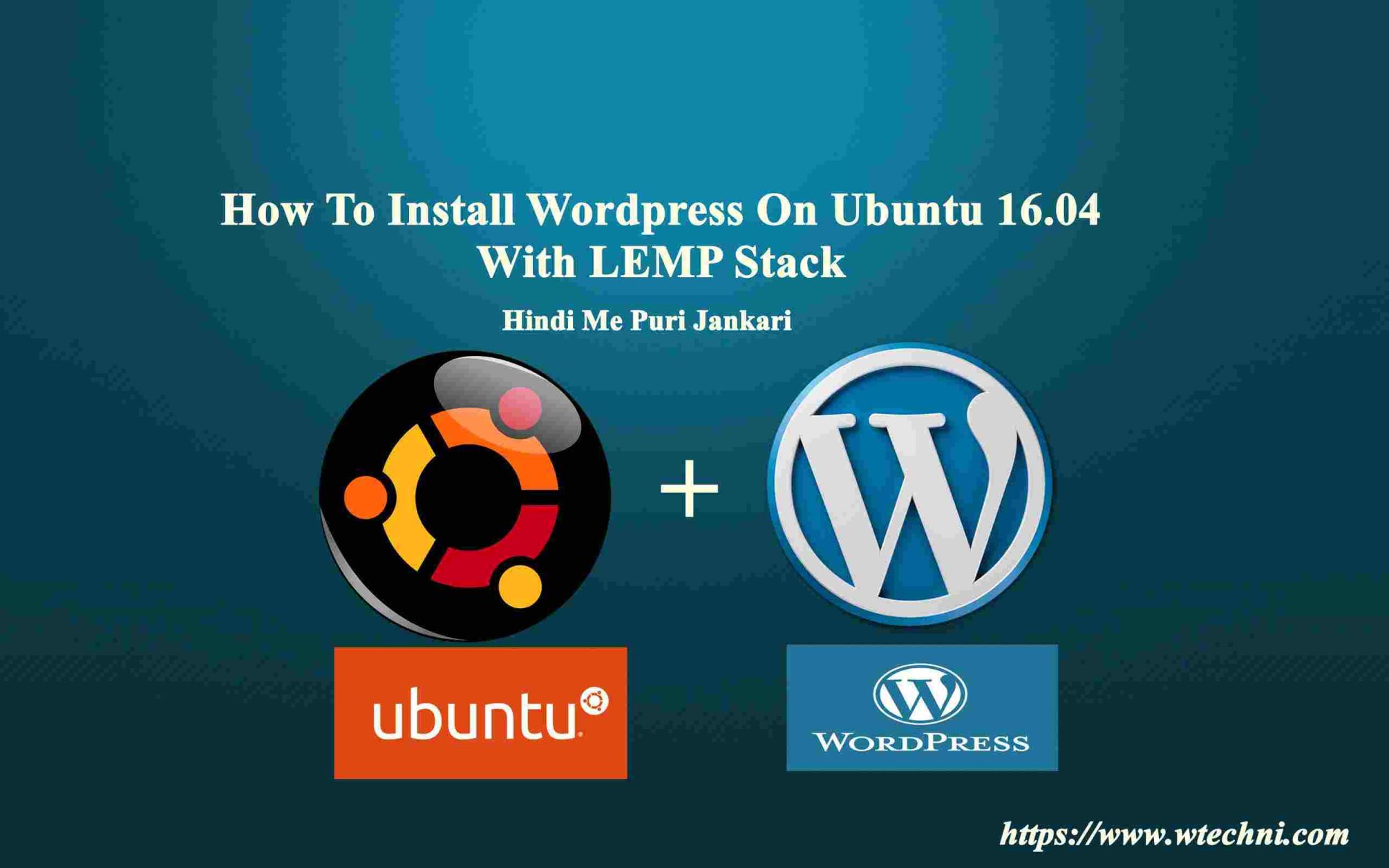 wordpress install on ubuntu with LEMP stack