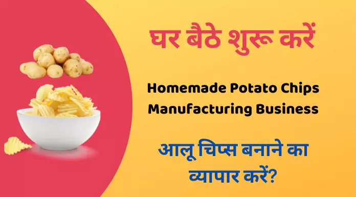 Homemade Potato Chips Manufacturing Business