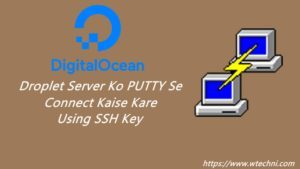 droplet server ssh key putty